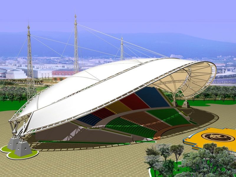 杭州体育场膜结构